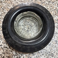 Vintage Goodyear All Weather Tyre Ashtray – Collectible Car Memorabilia