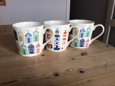 3x John Lewis Stoneware Mugs