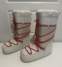 Hunter Chatel Gloss Snow Boots - White - Size 8-10