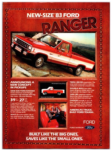 1983 ford ranger pickup - 1983, truck