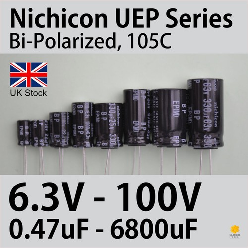 Nichicon uep 3v - uep, 6.3v-100v