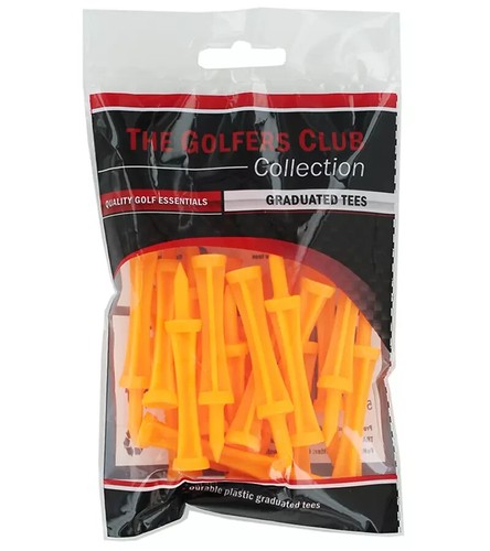 Golfers club plastic - golfers, graduated