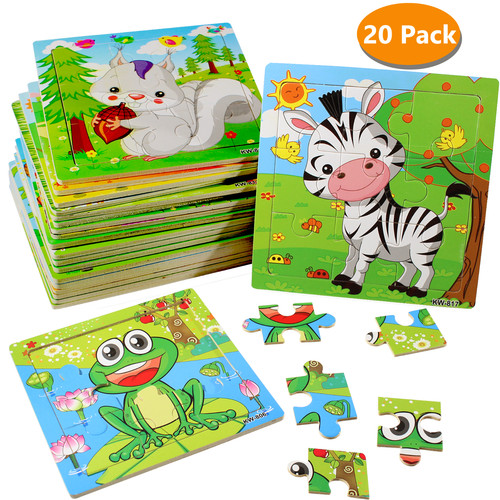 Pack wooden jigsaw - pack,