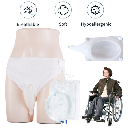 Wearable urinal bag silicone - wearable,