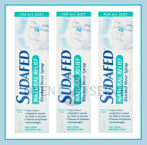 Sudafed natural relief - 3x,