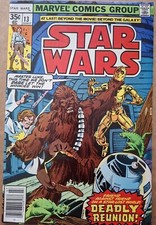 Star Wars #13 - FN (6.0) - Marvel 1978 - 35 Cents copy - Deadly Reunion