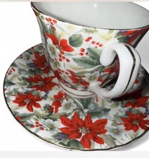 Tea for One Set Poinsettia