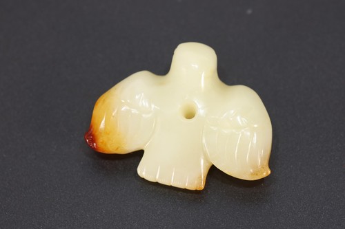 Jade carved bird shape - bird,