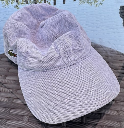 Lacoste grey pique cap - pique, size