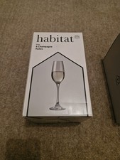 Habitat oslo champagne flute - champagne,