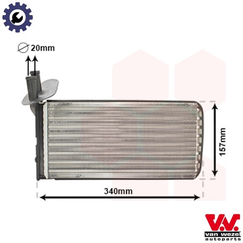 Heat exchanger interior - exchanger,