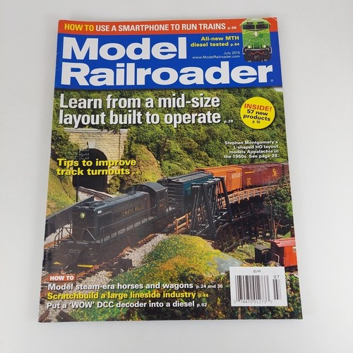 Model railroader magazine july - railroader,