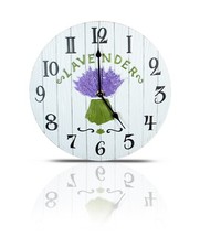 Lavender garden clock outdoor - lavender,