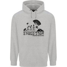 Powered Paragliding Evolution Paraglider Mens 80% Cotton Hoodie