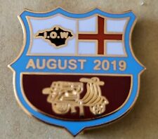 Vespa Isle of Wight Scooter Rally August 2019 Badge  (Discounted Postage UK)