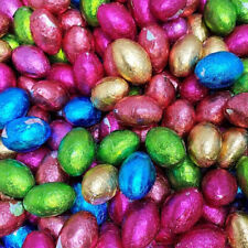 Milk Chocolate MINI EGGS Bunny EASTER Foiled PARTY BAG FILLER TREATS Foil EGG UK