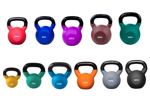 Neoprene kettlebell 40kg - neoprene, 2-40kg
