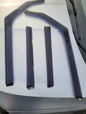 Heko Rear & Front Wind Deflectors for Mini Cooper - Black, Pack of 4