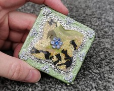 Vintage Butterfly Compact