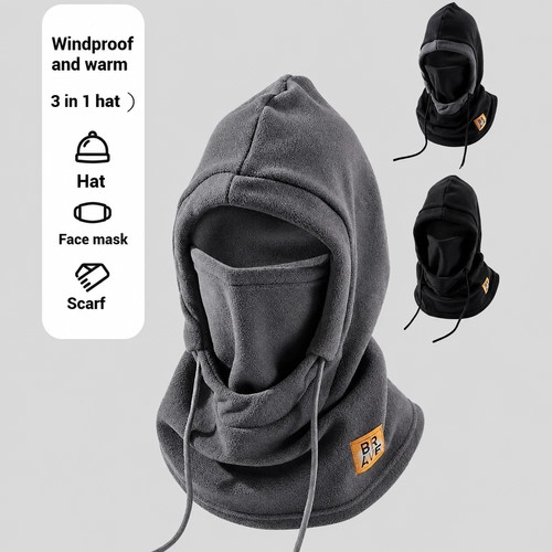 3in1 windproof winter warmer - windproof,