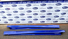 FORD FOCUS MK3 ST 2011-2017 DRIVER + PASSENGER SIDE SKIRTS  SET IN SPIRIT BLUE