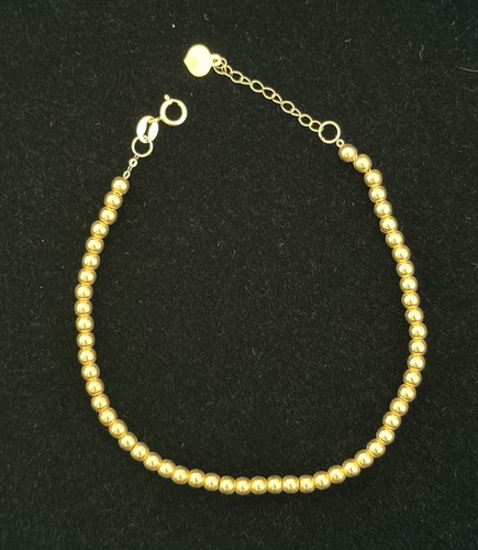 18k gold ball bracelet real - gold, *real