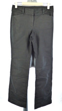 Ann Taylor CURVY Trousers Pants Black Straight Leg Pencil Pockets Stretch UK 10