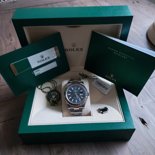 Rolex datejust blue dial - rolex,
