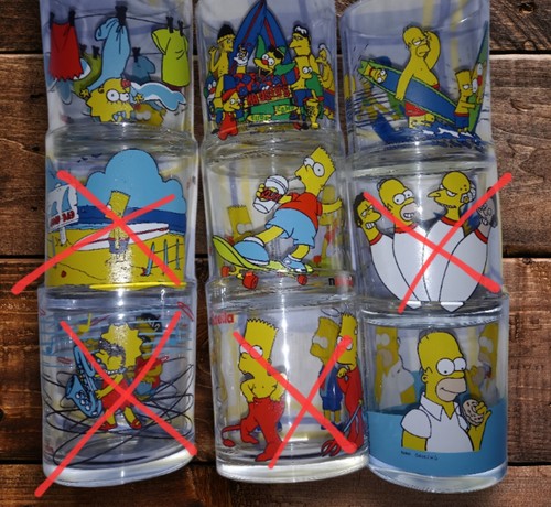 Simpsons nutella glass - glass, jars