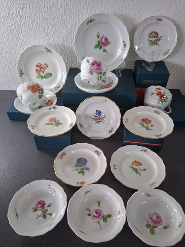 Meissen coffee set - meissen,