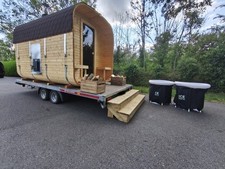 Mobile Sauna Hire for weekend! Logs, towels, bathrobes, delivery 30mil included