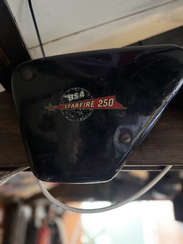 Bsa b25 left side panel - bsa,