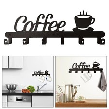 Coffee mug rack wall mounted