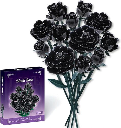 Piece black roses - roses, flower