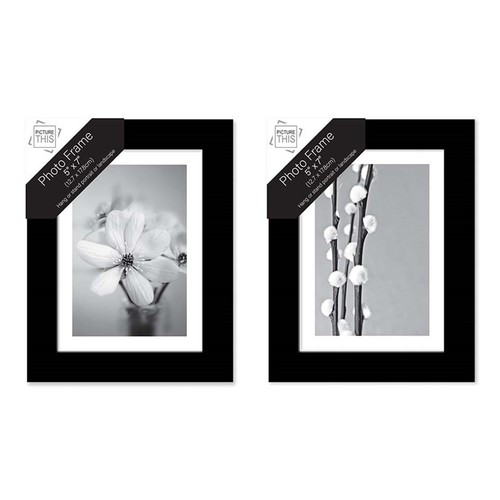 Set black photo frames - of,