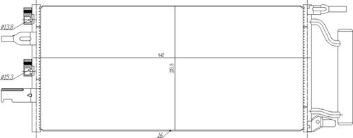 Hart 725 103 condenser - 103, air