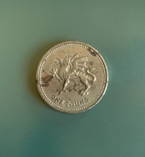 £1 COIN - WELSH DRAGON -