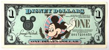 Disney Dollars 1988 Mickey