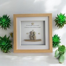 Personalised Love Pebble Picture couple family valentines anniversary wedding