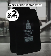 Precision Plates Weighted Vest Plates - 8.75LB Pair Compatible With Most Vest