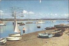 Pwllheli Harbour 1960 Postcard