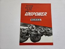 MORRIS UNIPOWER SIX WHEEL TRUCK SALES BROCHURE 1960'S