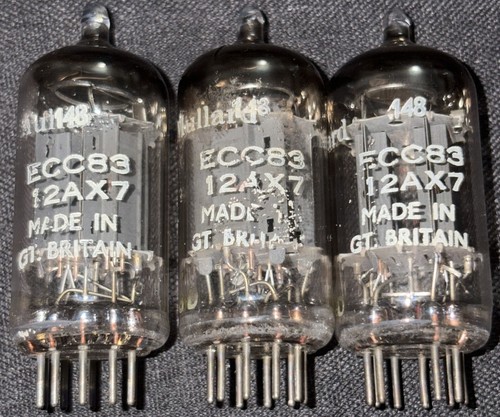 12ax7 ecc83 1958 matched codes - 12ax7/ecc83,