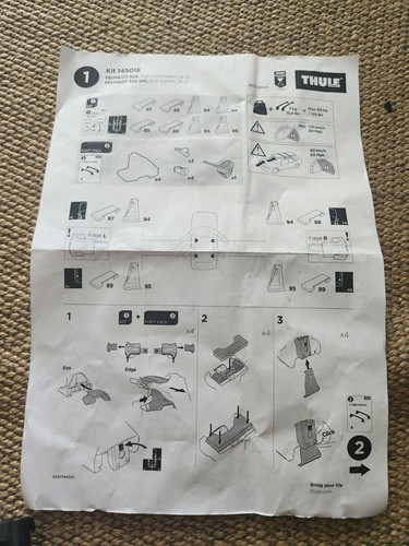 Thule roofbar kit - thule,