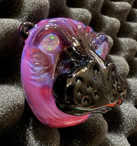 Crux glass hippo - **crux,