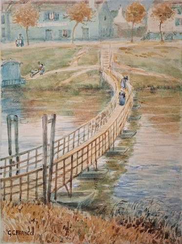 Francis watercolour on - g, c