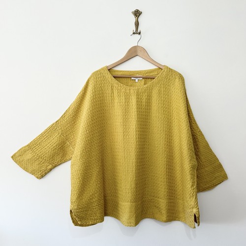 Sahara 100 linen blouse top - sahara,