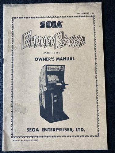 Sega enduro racer - upright, type