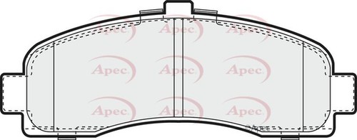 Apec brake pads front - brake,