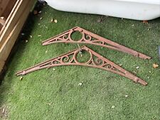DECORATIVE RECLAIMED VICTORIAN CAST IRON GREENHOUSE / ORANGERY BRACKETS